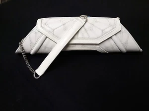 Designer Handbag - "NEW" Bracher Emden - Geo White Clutch Bag - "NEW" - STUNNING - Picture 1 of 12