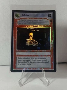 Carta Effetto Star Wars CCG "Reflection" | Foil Rara | Da Set Riflessi | Leia - Foto 1 di 2