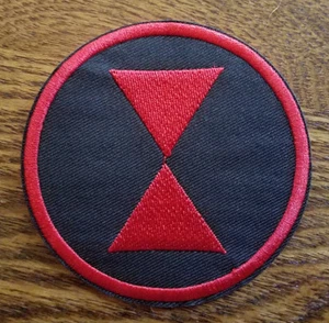Avengers Black Widows Symbol Patch 3 inches wide - Picture 1 of 2