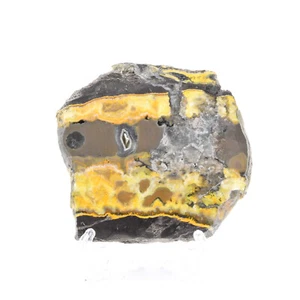 1 x Bumblebee Jasper Slab 117g, Gemstone Rough, Lapidary, Cabbing, Mineral - Bild 1 von 2