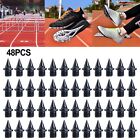 48Pcs Carbon Steel Track Spikes 1/4 Inch Lighter Weight Spikes For Track Werch
