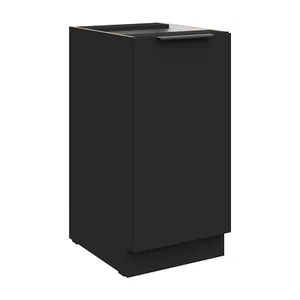 Küchen Unterschrank 40 cm SIENA Schwarz Küche Küchenzeile Küchenblock - Bild 1 von 7