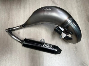 YZ 125 2022-2025 HGS full exhaust system black with carbon tip - Picture 1 of 1