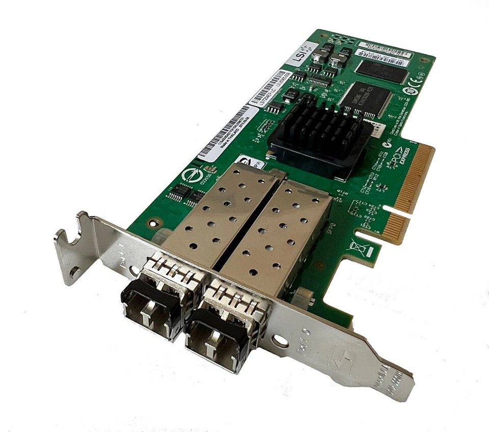 LSI LSI7204EP-LC L3-25065-00B 2x Faser Kanal 4GB/s PCIE LP *NEU* - Bild 1 von 1