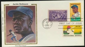 Jackie Robinson FDC 2016 combinación con #855 y 1381 Colorano Cachet FDC LOTE 1422 - Imagen 1 de 1