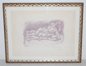 Andre Masson "Le pair etendu" Edición Limitada 1959 Grabado Arte Gay Firmado 5/50 - Imagen 1 de 9