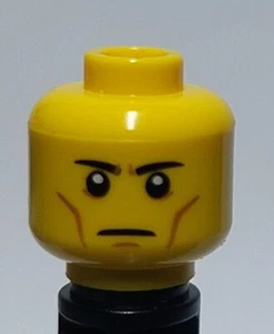 1x LEGO® Testa Teste 3626pb1498 Giallo Yellow - Foto 1 di 1