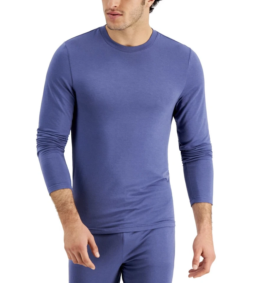 INC International Concepts Men's Long Sleeve Crewneck Pajama Top Blue Size XXL - Image 1 of 1