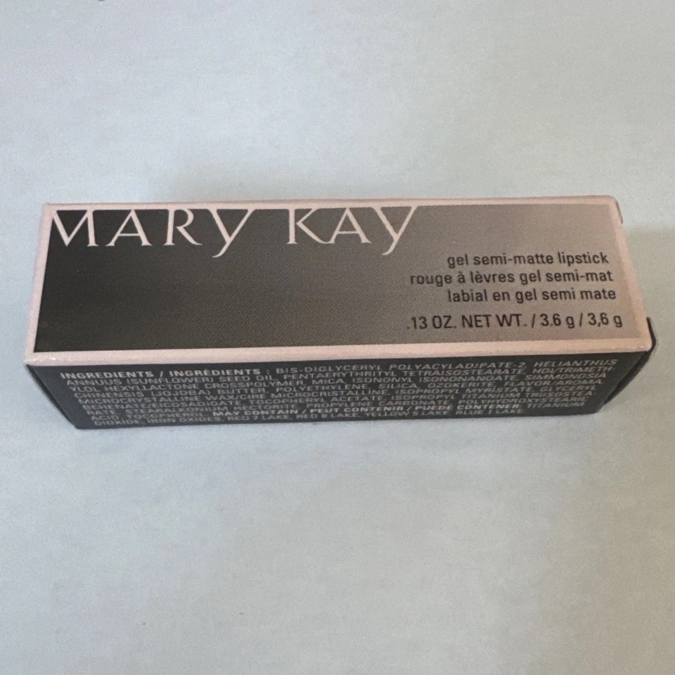Mary Kay Gel Semi-Matte Lipstick Red Stiletto .13 oz 141478 FULL SIZE NIB NOS - Image 1 of 1