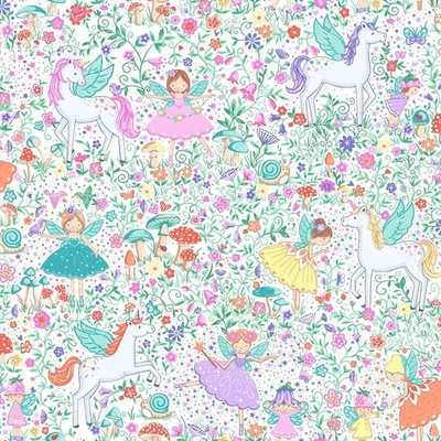 Makower Fairy Dust Magic Garden White