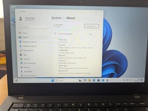 Lenovo ThinkPad T480 Laptop i5-8350U 8th Gen 8GB RAM 256GB SSD Win 11 *6397* - Picture 1 of 5