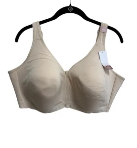 Sujetador Lane Bryant Cacique Talla 46DDD Crema Sin Alambres Algodón Ligeramente Forrado Nuevo con Etiquetas - Imagen 1 de 5