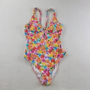 NWT CUPSHE Women's Floral One Piece Swimsuit - Medium Adjustable Straps - Picture 1 of 19