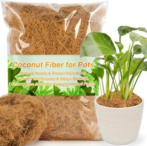 Natürliche Kokosschale Ballaststoffe für Pflanzen 85g Bio Kokos Kokos Mulch Gartendeko - Bild 1 von 6