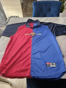 Vintage 1999 Barcelona Football Shirt - Picture 1 of 7