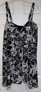 Kim Gravel X Swimsuits For All Women Sz 20W One Piece Black & White - Picture 1 of 5