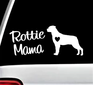 Rottweiler Rottie Mama Hund Aufkleber Sticker für Auto Fenster 8 Zoll Haustier Geschenk BG 155A - Bild 1 von 3