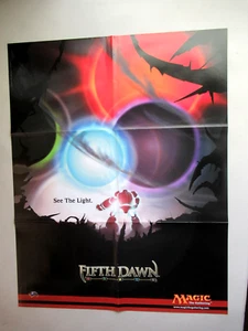 Magic the Gathering Fifth Dawn See The Light Promotional Poster 2004 WOTC - Picture 1 of 5