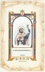 SANTINO HOLY CARD BEATO ARNALDO DE ROSSINOL tipo pergamena