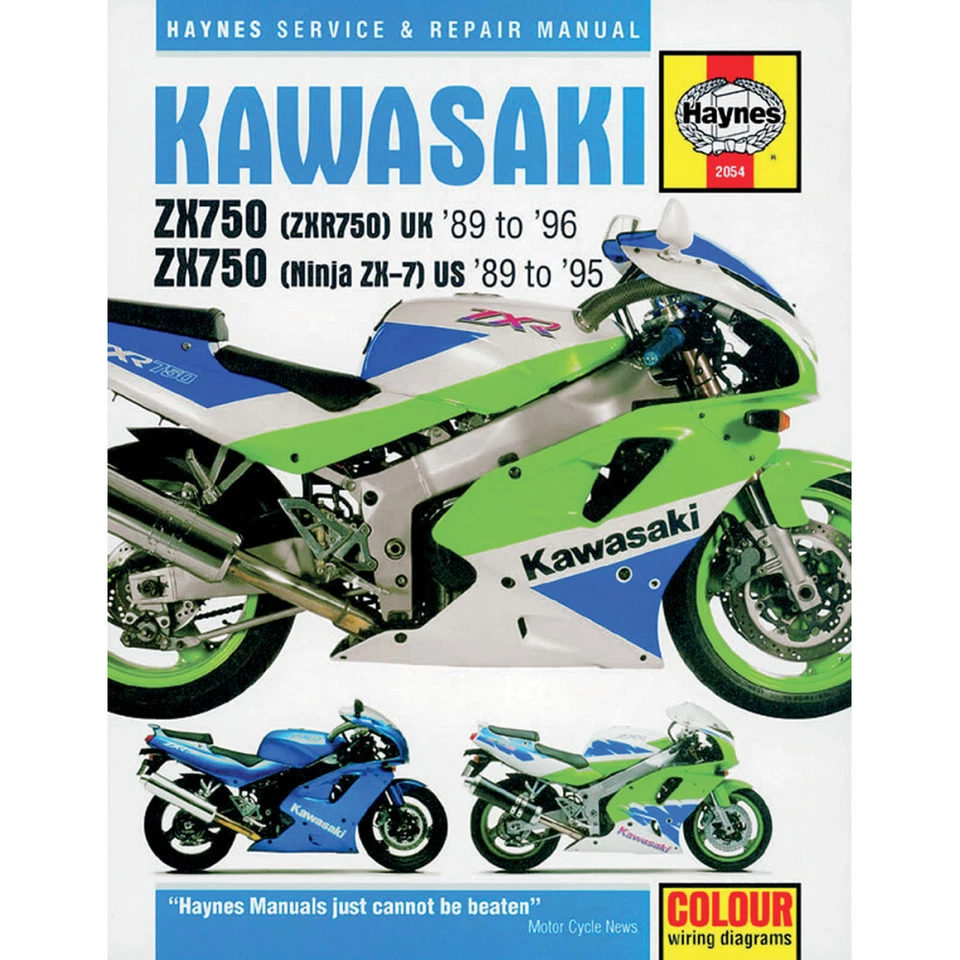Manual de reparación HAYNES - Kawasaki ZX750 (Ninja ZX-7 y ZXR750) cuatro (89-96) Foto 1 de 1