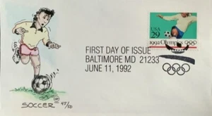 Steve Wilson Hand Painted 2637 Summer Olympics Soccer Baltimore MD - Picture 1 of 1