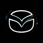 White 5D Front Grill LED Light Emblem Illuminated Badge for Mazda 12.5x9.8cm Mazda 2