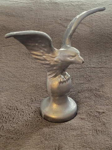 Vintage Cast Metal Eagle Finial-Flag Pole Topper- Fence Post Topper ~ Americana Cover