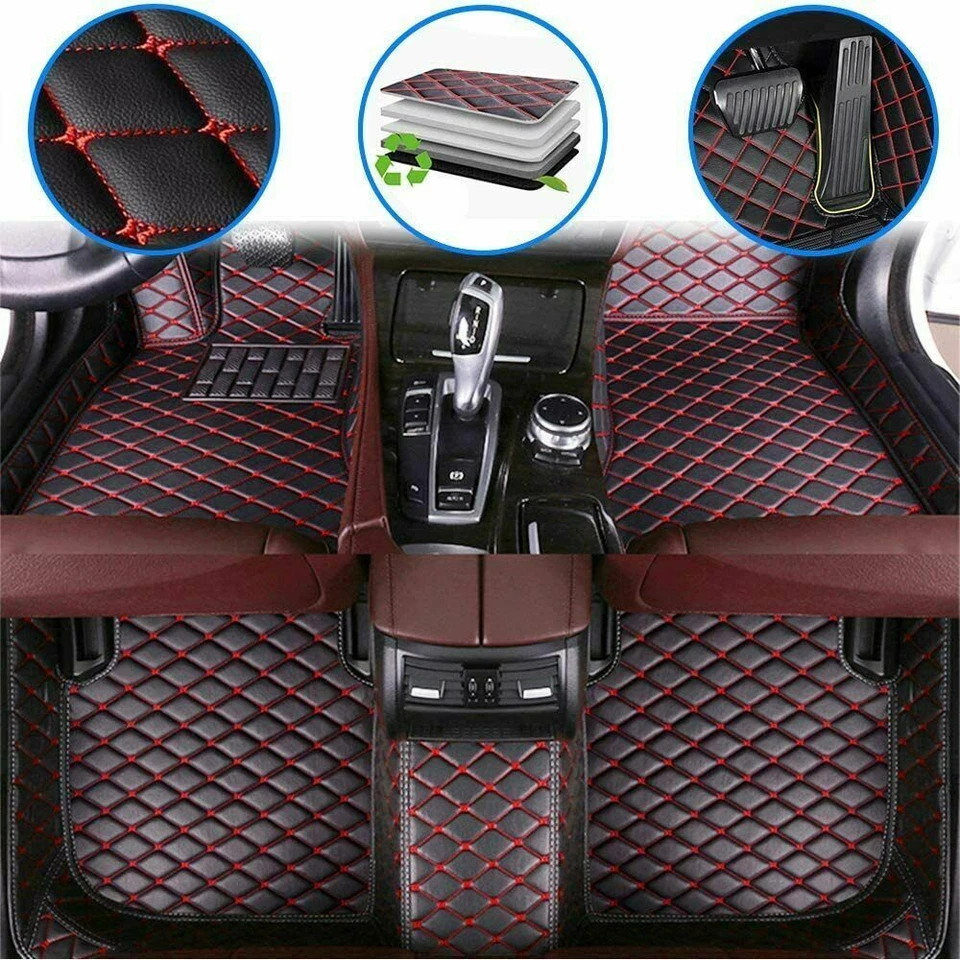 Fit for Infiniti G37 2008~2013 PU leather Car Floor Mats Waterproof Pads Set Foto 1 de 4