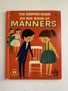 The Romper Room Do Bee Book of Manners Wonder Book 1960 Art Seiden Nancy Claster - Foto 1 di 4