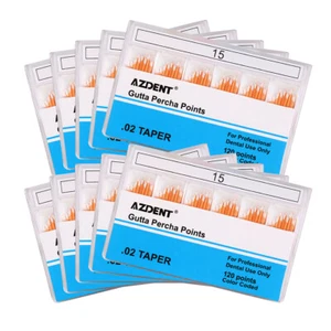 AZDENT Dental Gutta Percha Points & Absorbent Paper Endo Endodontics Root Canal - Picture 1 of 26