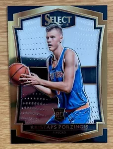2015 Panini Select KRISTAPS PORZINGIS Rookie Premier Level Boston Celtics - Picture 1 of 2