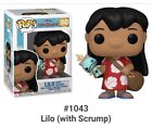 Funko Pop Disney Lilo and Stitch LILO WITH SCRUMP #1043 With Pop Protector
