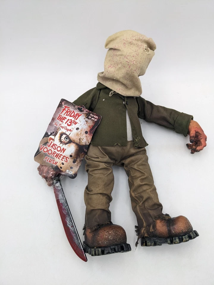 Mezco Cinema Of Fear Friday The 13th Final Chapter Jason Voorhees Plush W/Tags! - Image 1 of 4