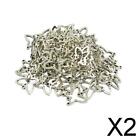2X 50Pcs Earrings Chandelier Hollow Butterfly Frame Connector Charms DIY Making
