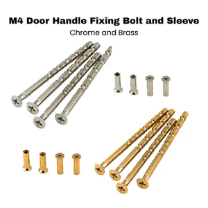 M4 Handle Joining Screws | Male/Female Connecting Bolts for Door Roses & Handles - Picture 1 of 14
