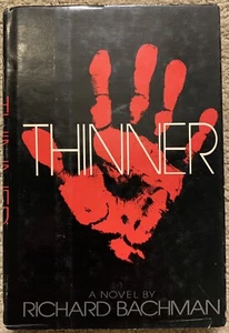 THINNER by Stephen King / Richard Bachman 1984 NAL Book Club Edition HCDJ - Imagen 1 de 10