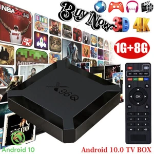 X96Q Smart Android 10 TV BOX WIFI Quad Core 64Bit CPU 4K Film Allwinner H313 DE - Bild 1 von 22