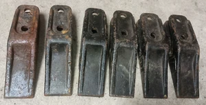 Lote de 6: Accesorio adaptador de diente de cubo retroexcavadora minicargadora minicargadora - Imagen 1 de 14