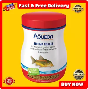 Aqueon Shrimp Pellets | Sinking Fish Food for Tropical Fish, Goldfish, Loaches & - Picture 1 of 8