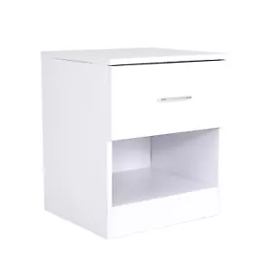 La Bella Bedside Table Side Storage Cabinet Nightstand Bedroom 1 Drawer 1 Shelf - Picture 1 of 10
