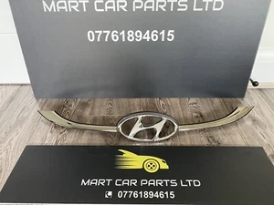 Hyundai I30 II 2012-2015 Front Bumper Grill Chrome Badge Strip 86352-A6010 - Picture 1 of 11