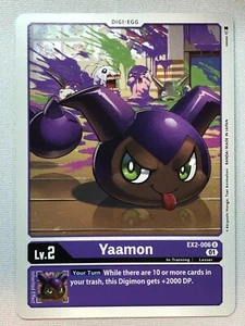 Digimon Digital Hazard Yaamon EX2-006 U NM/M - Picture 1 of 1