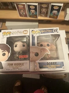 Harry Potter Tom Riddle/Dobby Funko 2 Pop Lot - Picture 1 of 1