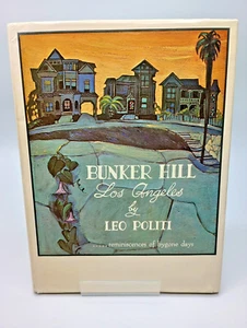 Signed w/Original Watercolor Art - Bunker Hill Los Angeles By Leo Politi (1964) - Foto 1 di 14