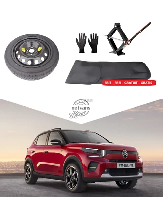 Ruotino di Scorta 16" per CITROEN C3 YOU - PLUS- MAX con Cric e Astuccio OMAGGIO