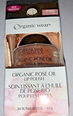 Physicians Formula Organic Wear Organic Rose Oil Lip Polish ROSE PF10602 - Image 1 of 4