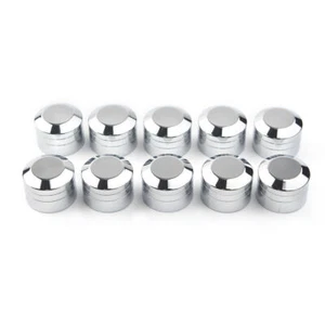 Für Harley Innen 9mm Schrauben Motor Chrom Aluminium CNC Bolzen Topper Kappen Abdeckung - Bild 1 von 5