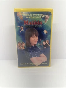 Matilda 1996 VHS Tape Danny DeVito Yellow Case Retro Vintage Tape - Picture 1 of 4