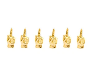 Interior Illusions Plus Holiday Middle Finger Hand Ornaments - 4" tall (6 Pack) - Picture 1 of 2