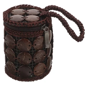 Women Coin Purses Bohemian Woven Change Purse Small Coins Purse Zippered Change - Imagen 1 de 12